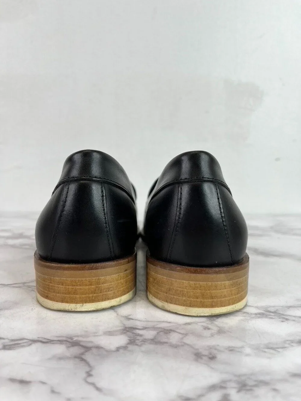Everlane Women's Black The Modern Leather Loafers Sz 5